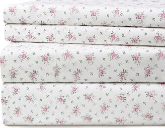 200Tc Percale La Fleur Sheet Set