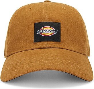 Washed Canvas Cap in Brown