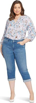 Plus Size Marilyn Crop Cuff in Stunning (Stunning) Women's Jeans