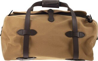 Duffle - Small Duffle Bag With Leather Trim-AA