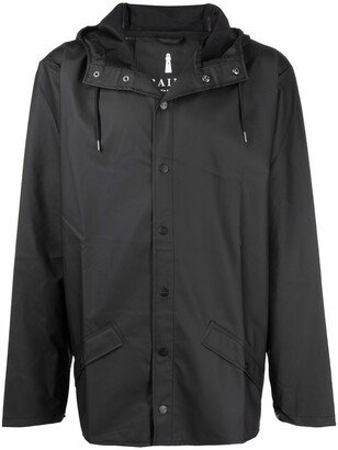 Long-Sleeve Hooded Rain Jacket