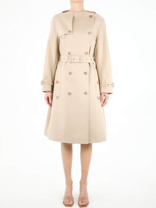 Beige raincoat