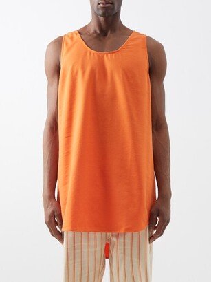 Longline Cotton Tank Top