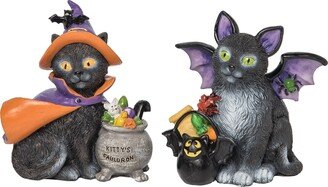 Gallerie II Halloween Resin Cat Figurines, Set of 2 - Set of 2