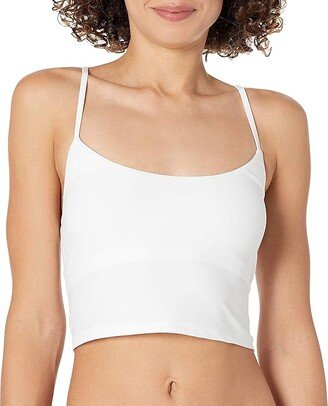 Women's Standard Smoothies Norah Solid Crop Bikini Top Swimsuit (Snow) Women's Swimwear