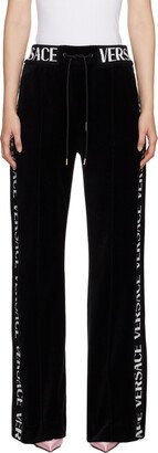 Black Flared Lounge Pants