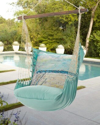 Magnolia Casual Coastal Landscape Lounge Swing