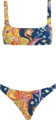 Graphic-Print Bikini