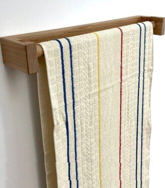 Towel Rack, Wooden Hanger, Rustic Kitchen/Bathroom Rack