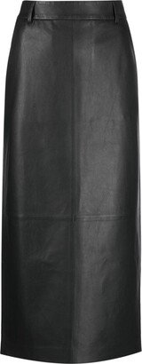 Leather Pencil Skirt