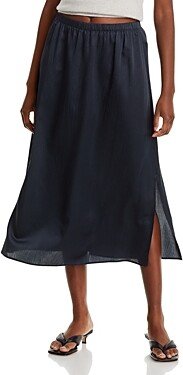 A-Line Midi Skirt