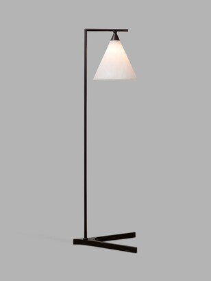 Pure White Lines Mosman Alabaster Floor Lamp