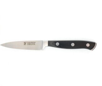 Triple Rivet 9cm Paring Knife Silver and Black