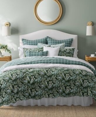 Bramble Floral Cotton Reversible Duvet Cover Sets