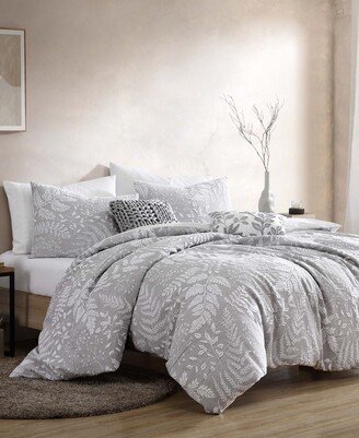 Riverbrook Home Inverness 6-Pc. Comforter with Removable Cover Set, King - Gray, Ivory