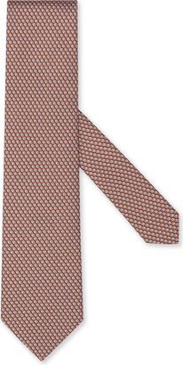 ZEGNA TIES Quadri Colorati Geo Silk Tie