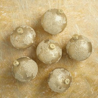 Textured Ornaments, Set of Six