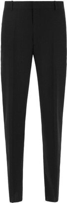 Pressed-Crease Slim Cut Tailored Trousers