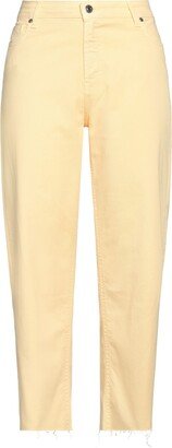 DOUBLE EIGHT Denim Pants Light Yellow