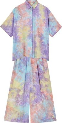 Pink Haley Ceylon Hand Tie-Dyed Loungewear Set