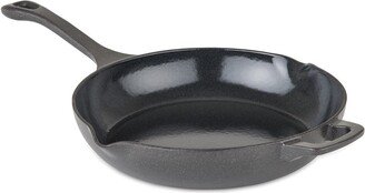 10.5-Inch Cast Iron Chef's Pan with Spouts