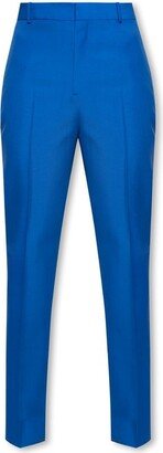 Tapered-Leg Tailored Pants