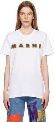 White Printed T-Shirt-AD