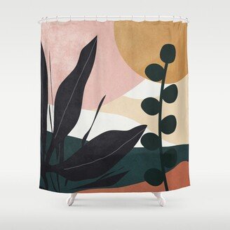 Abstract Landscape Shower Curtain