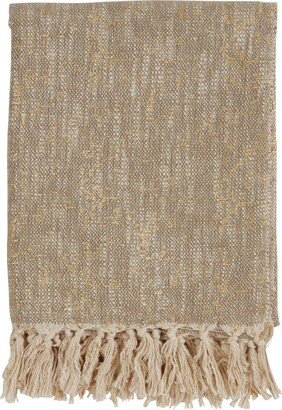 Saro Lifestyle Foil Design Throw