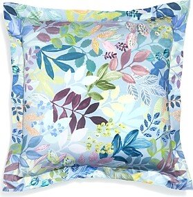 Schlossberg Frida Bleu Flanged Pillow Sham, Euro