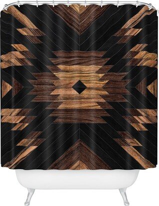 Zoltan Ratko Urban Tribal Pattern No7 Made to Order Shower Curtain 71 x 74 with Liner