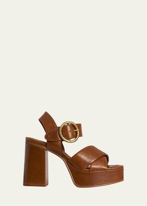 Lyna 70mm Crisscross Platform Sandals