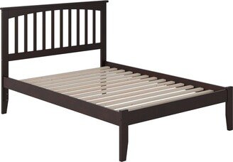 AFI Mission Full Platform Bed with Open Foot Board in Espresso