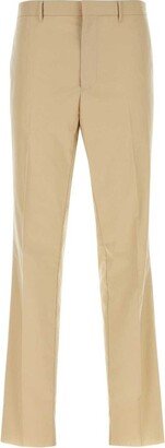 Straight-Leg Tailored Trousers-FV