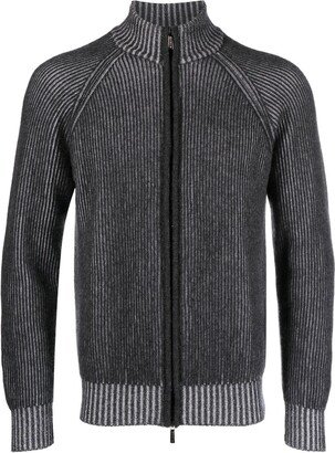 Zip-Up Cashmere Jumper