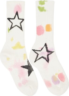 Off-White Star Burst Socks