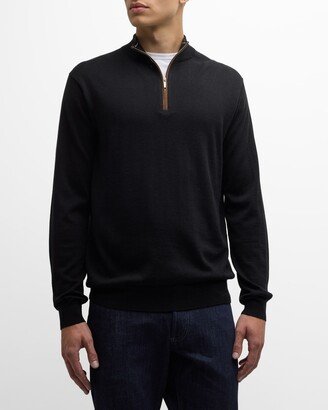 Men's Autumn Crest Quarter-Zip Sweater