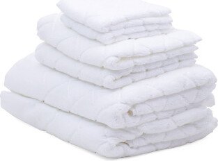 6pc Turkish Cotton Towel Set