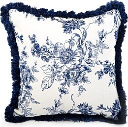 Mackenzie-Childs Indigo Villa Outdoor Throw Pillow, 20 x 20