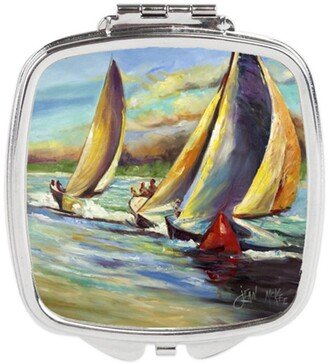 JMK1236SCM Knost Reggata Sailboats Compact Mirror