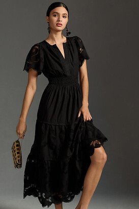 The Somerset Collection by Anthropologie The Somerset Maxi Dress: Cutwork Edition-AB