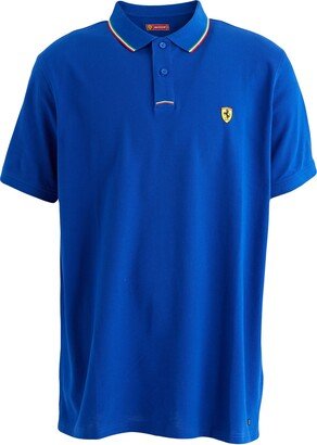 SCUDERIA FERRARI Polo Shirt Bright Blue