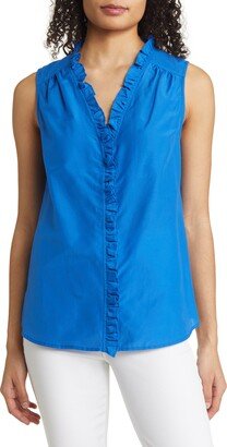 Agua Amara Sleeveless Cotton & Silk Blouse