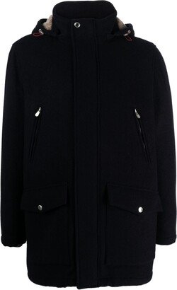 Cashmere Hooded Parka Jacket