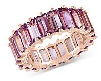 Pink Amethyst Eternity Band in 14K Rose Gold - 100% Exclusive