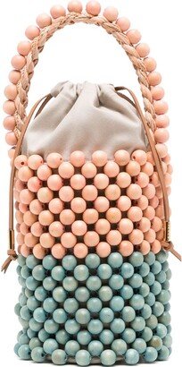 Two-Tone Bucket Bag