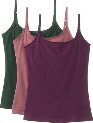 Organic Cotton Shelf Bra Camisole 3-Pack (Mountain Valley) Women's Sleeveless