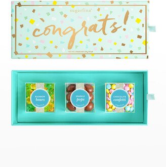 Congrats 3-Piece Candy Bento Box