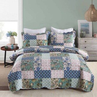 Snake River Décor 3Pcs Printed Quilts Bedspreads Set Bedding Coverlet Set King