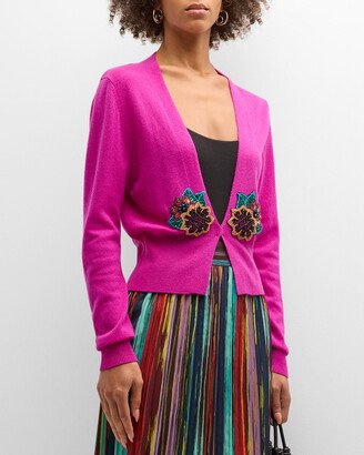 Pismo Beach Beaded Cashmere Cardigan